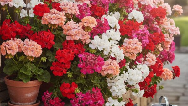 Co zrobic aby pelargonie obficie kwitly - metody na bujne kwitnienie