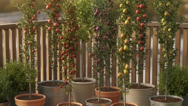 Drzewa owocowe kolumnowe na mały ogród i balkon - odmiany i uprawa