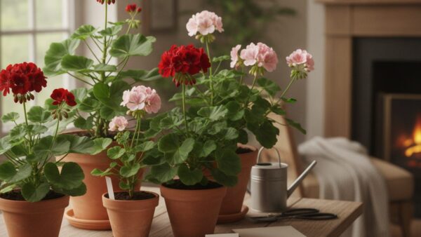 Jak przezimowac pelargonie w domu - zimowanie krok po kroku