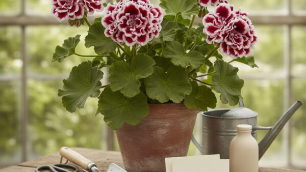 Pelargonia angielska pielegnacja - jak uprawiac Pelargonium domesticum