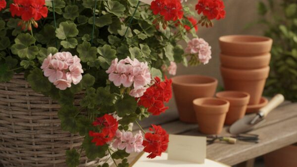 Pelargonia kaskadowa pielegnacja - uprawia bluszczolistnej na balkonie
