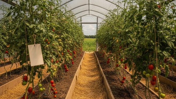 Uprawa pomidorów w tunelu foliowym - pielęgnacja i zbiory pod osłonami